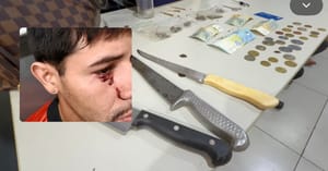 Briga entre ex-companheiros termina com ferido, facas apreendidas e maconha localizada em Várzea Grande