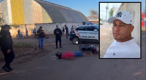 Pai é executado a tiros enquanto levava o filho para a escola em MT