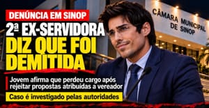 Segunda mulher diz que perdeu cargo na Câmara de Sinop após rejeitar propostas sexuais atribuídas a vereador