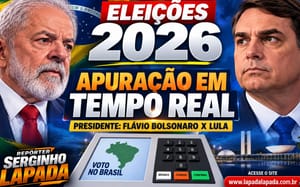 ELEIÇÕES 2026: acompanhe em tempo real a apuração dos votos